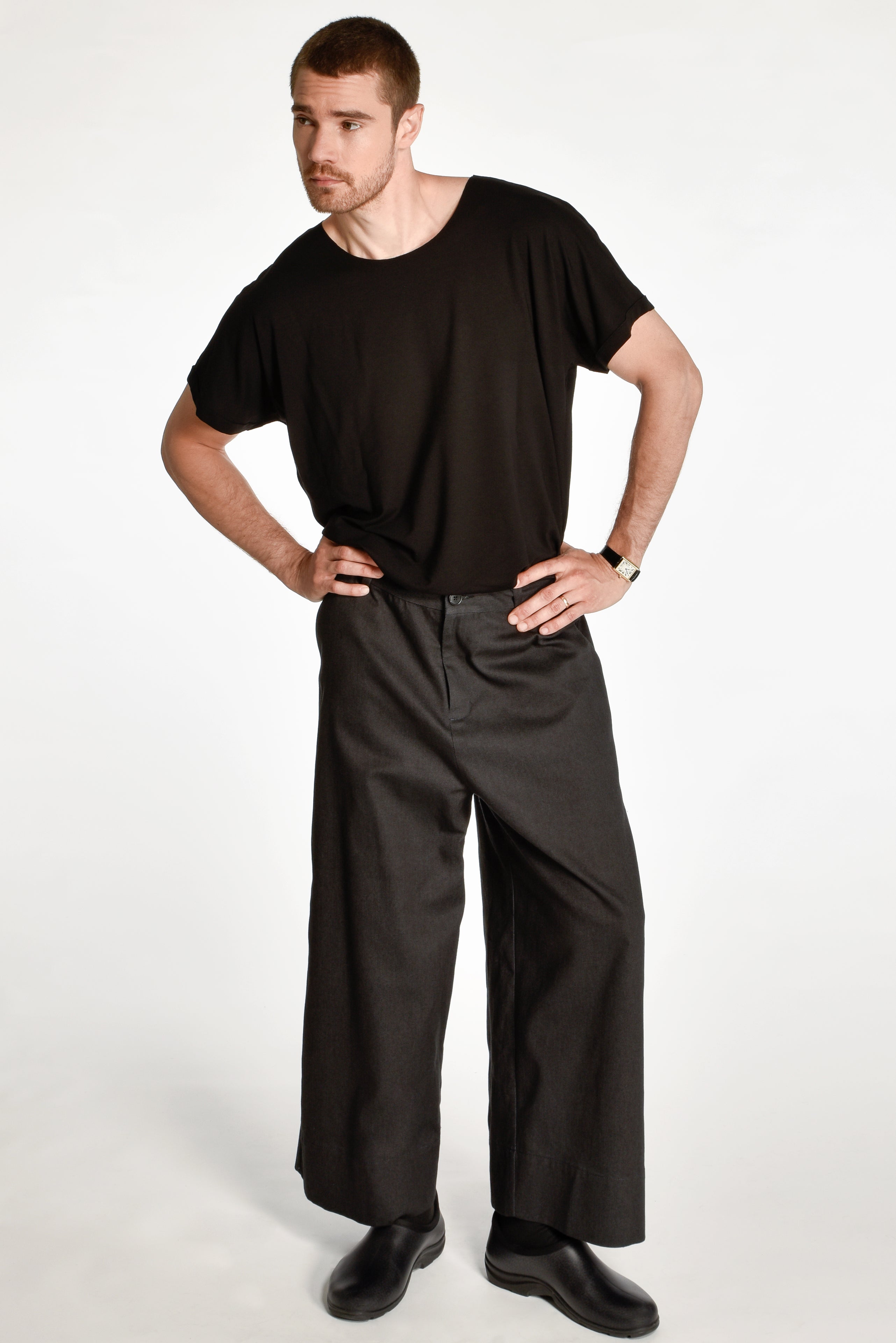 Black Carter Trousers