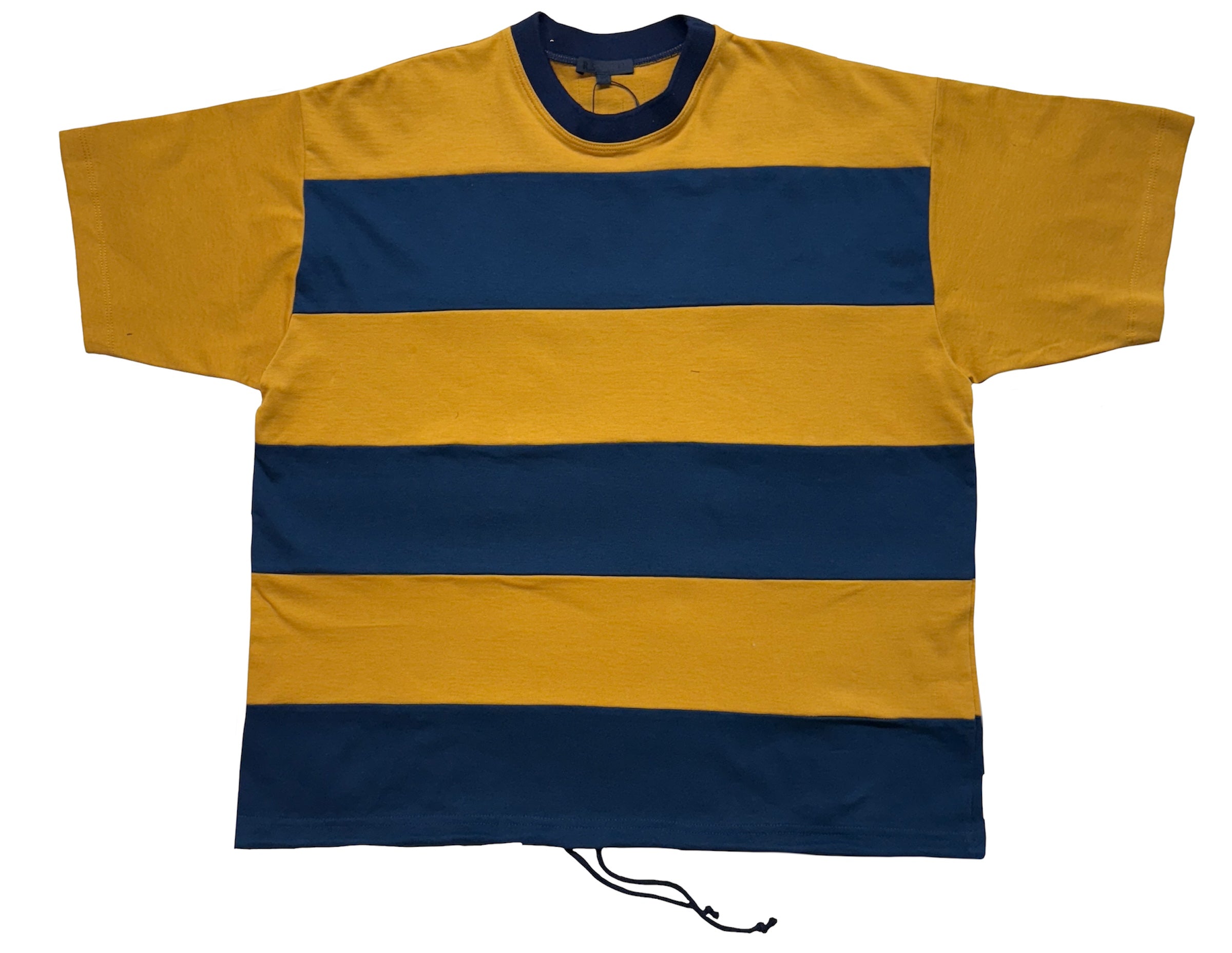 Navy and Marigold Rugby Tee