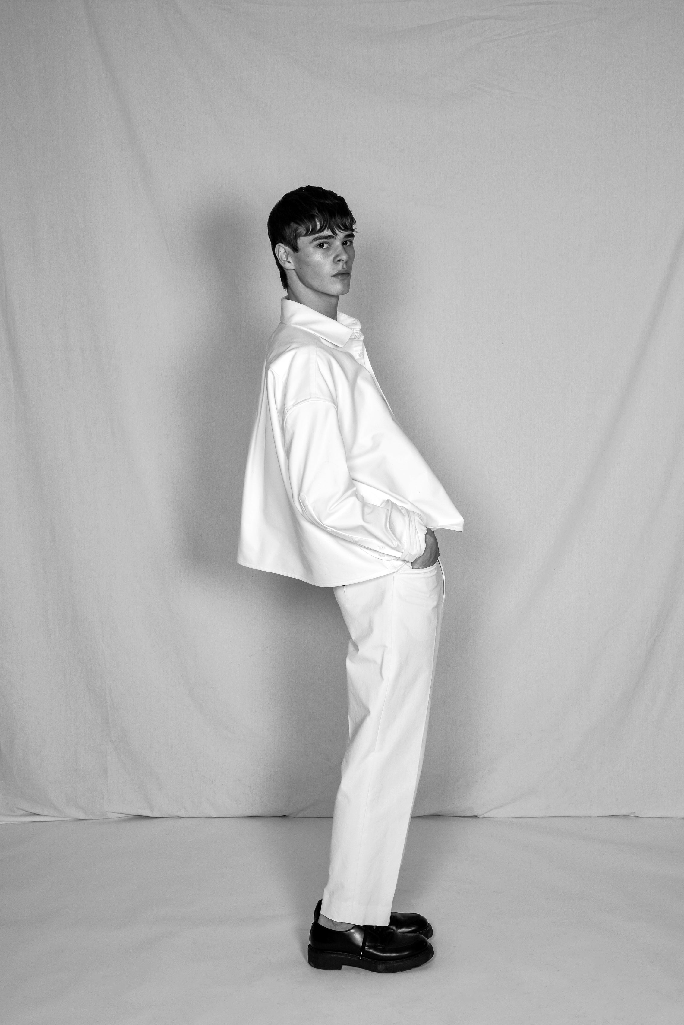 White Soho Trousers