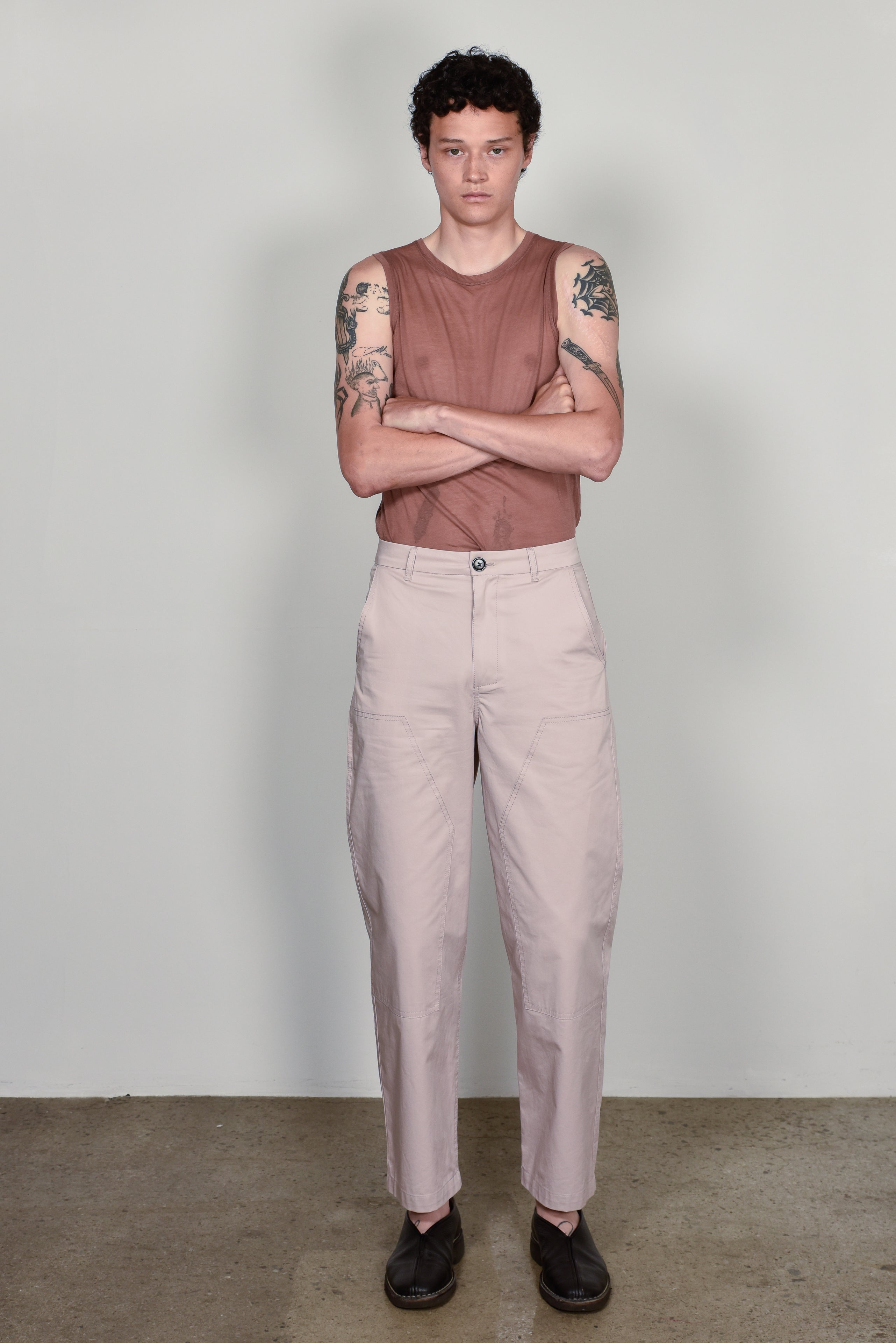 Dusty Pink Oliver Trousers