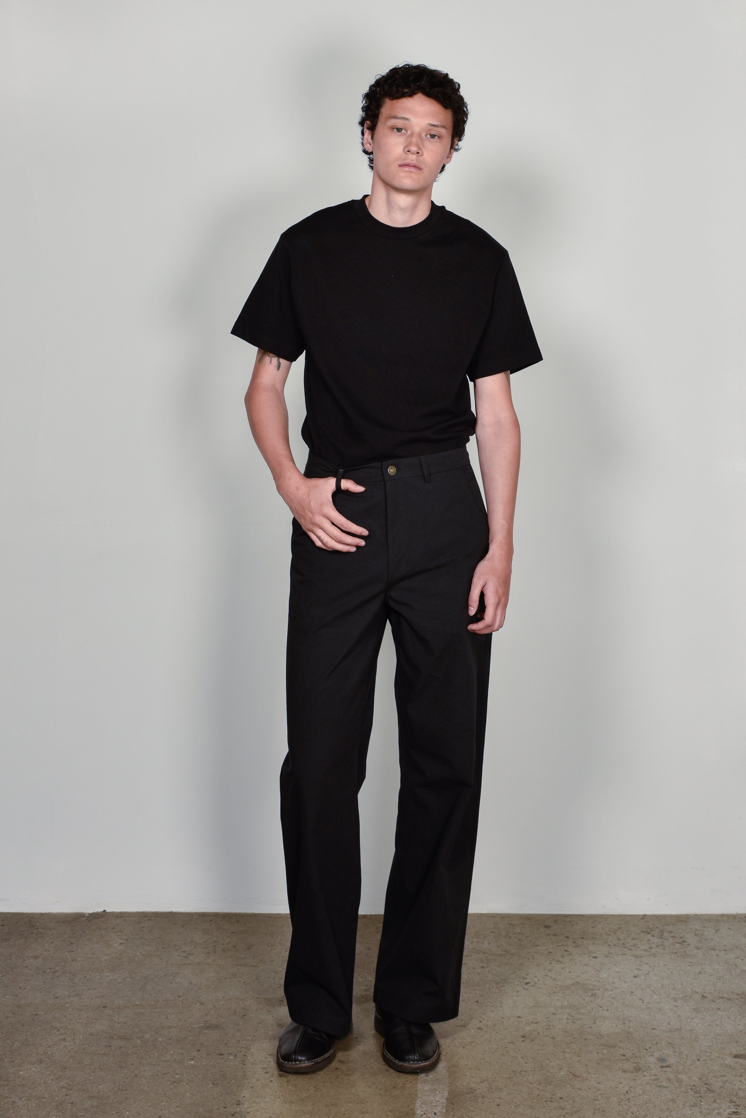 Black Elevated Tee
