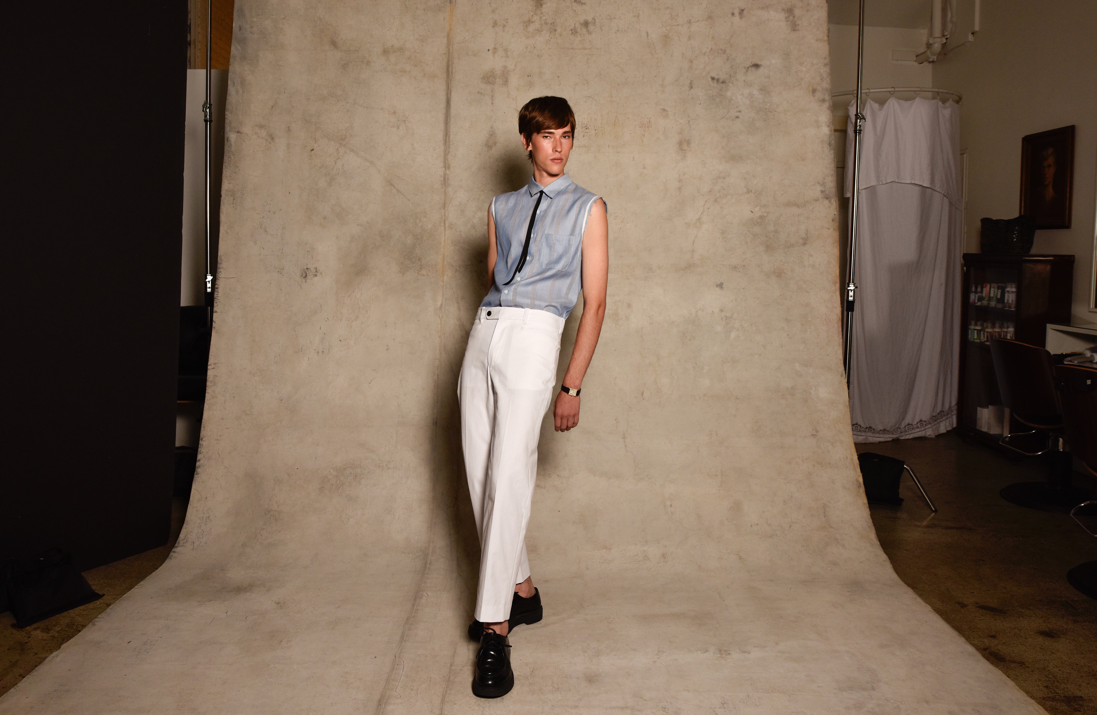 White Soho Trousers