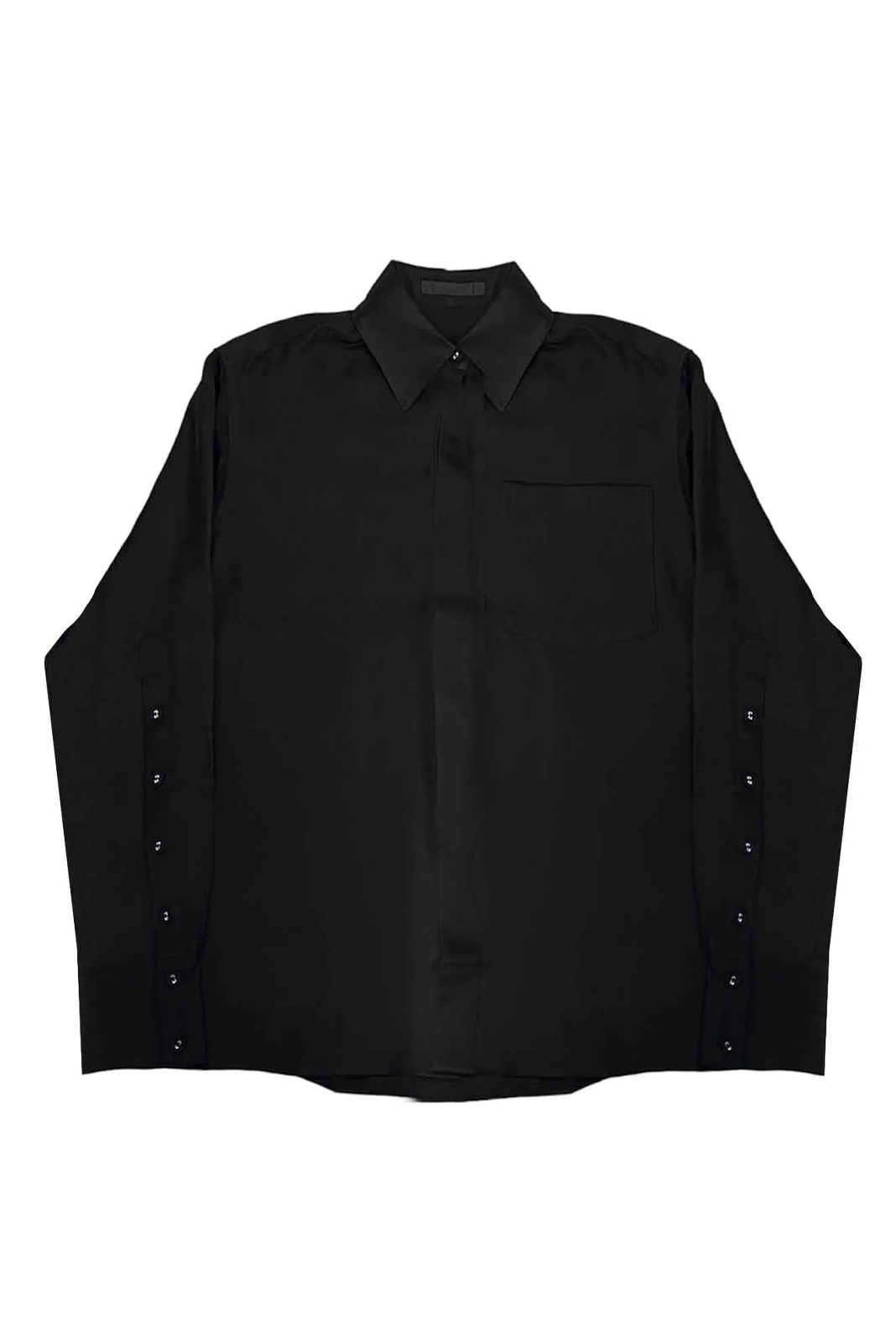 Black Silk Shirt